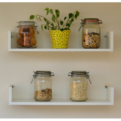 Prateleira Para Cozinha Decorativa Kit 2 Peças