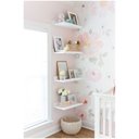 Ver imagem 2 de Porta Livro Infantil Tipo Canaleta kit 4 peças Branco