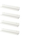 Ver imagem 3 de Porta Livro Infantil Tipo Canaleta kit 4 peças Branco