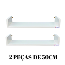 Ver imagem 3 de Prateleira Tipo U - Porta Livros De Parede C/2