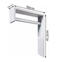 Ver imagem 5 de Cabideiro De Parede J Arara Camiseiro Porta Bolsas