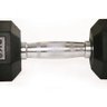 1 Dumbell Hex Rubber 11Kg - 3