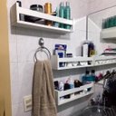 Ver imagem 3 de Prateleira Nicho Para Banheiro Cosméticos Perfume 50cm 4 Pç