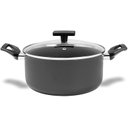 Ver imagem 3 de Jogo Kit Panelas Brinox Preserve Ceramica Antiaderente 5 Peças:cinza