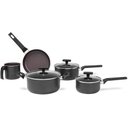 Ver imagem 2 de Jogo Kit Panelas Brinox Preserve Ceramica Antiaderente 5 Peças:cinza