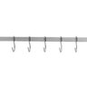 Kit 5 Ganchos para Utensílios de Cozinha Cromado Modelo S Fs - 3