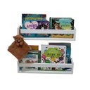 Ver imagem 2 de Prateleiras Revisteiros 50cm Mdf Branco Kit 2 Peças