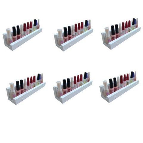 Prateleira Para Esmaltes De 30 Cm kit 6pç