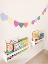 Ver imagem 2 de Prateleiras Revisteiros 60cm Prof Mdf Branco kit 2 peças