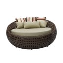 Ver imagem 1 de Sofá Chaise 1,50m Fibra Indiano para Varanda Jardim Piscina com Almofada Impermeável