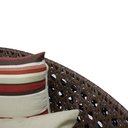 Ver imagem 5 de Sofá Chaise 1,50m Fibra Indiano para Varanda Jardim Piscina com Almofada Impermeável