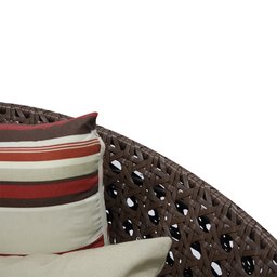 Sofá Chaise 1,50m Fibra Indiano para Varanda Jardim Piscina com Almofada Impermeável - 5