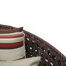 Sofá Chaise 1,50m Fibra Indiano para Varanda Jardim Piscina com Almofada Impermeável - 5