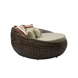 Sofá Chaise 1,50m Fibra Indiano para Varanda Jardim Piscina com Almofada Impermeável - 3