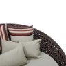 Sofá Chaise 1,50m Fibra Indiano para Varanda Jardim Piscina com Almofada Impermeável - 6