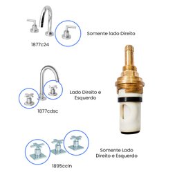 Reparo Misturador Lavatório Deca Izy Plus - 4688022 - 2 Reparo Misturador Lavatório Deca Izy Plus - 4688022 - 2