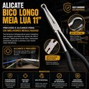 Ver imagem 5 de Alicate Bico Meia Lua Longo Formiguinha Oval Filtro Combustivel Grande 11 Polegadas Universal Aco Ca