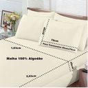Ver imagem 4 de Jogo de Cama Buettner King Malha Basic Liso 3 Peças Perola