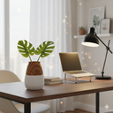 Ver imagem 3 de Vaso Decorativo Enfeite Casa Redondo Home&co Cerâmica 20x15x15cm Marrom