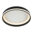 Ver imagem 1 de Plafon de Sobrepor Luminária de Teto LED Bello Preto Moderno Redondo 3000k 37W Bivolt