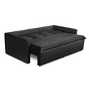 Ver imagem 4 de Sofá sem Caixa Retrátil e Reclinável 1,65m com Molas Karla Suede Preto Rover & Beato