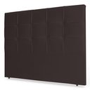 Ver imagem 1 de Cabeceira Estofada Box Casal 140cm Corino Marrom Cacau