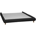 Ver imagem 1 de Base Cama Box Quarto de Casal 153cm Orgânica Napoli Bouclê Preto