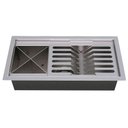 Ver imagem 2 de Calha Gourmet Escorredor Inox Tamanho 19x38 Cm Ecosul