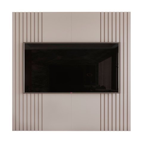Painel para Sala Estar Sierra Ripado 2.2 x 2.2 TV até 72:Fendi