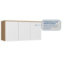 Ver imagem 4 de Módulo Aéreo para Quarto 3 Portas Elegance Branco/Angelin|Blanc