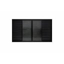 Ver imagem 2 de Janela Veneziana de Alumínio Preto S/grade 120x200 6 Folhas