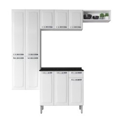 Armário de Cozinha Completa Itatiaia de Aço com Balcão 10 Portas 1 Gaveta Branco - 7