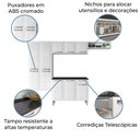 Ver imagem 4 de Armário de Cozinha Completa Itatiaia de Aço com Balcão 10 Portas 1 Gaveta Branco