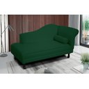 Ver imagem 2 de Recamier Divã Dubai 185 cm Braço Esquerdo Verde Escuro