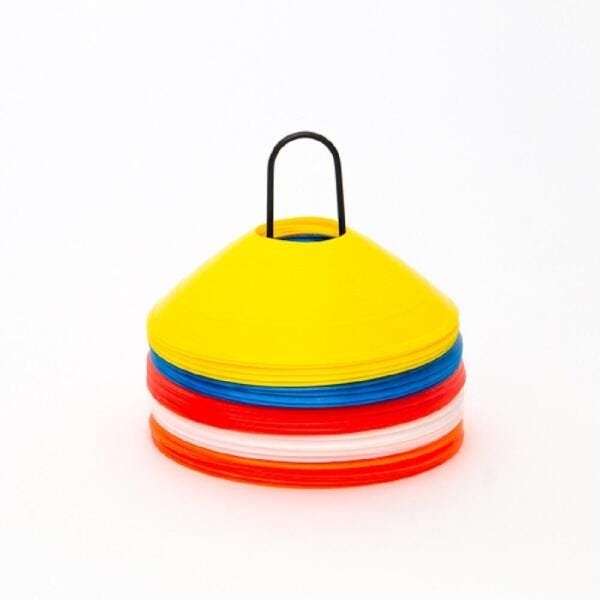 Kit Mini Cones de Agilidade com 50 Peças Coloridas Vollke - 1