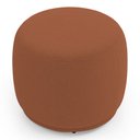 Ver mais imagens de Poltrona Decorativa com Puff Orgânico Molly Bouclê Terracota - Desk Design