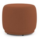 Ver imagem 7 de Poltrona Decorativa com Puff Orgânico Molly Bouclê Terracota - Desk Design