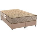 Ver imagem 1 de Conjunto Box King: Colchão Espuma Paropas D28 Ag65 Royalle Clean + Base Crc Suede Clean (193x203)
