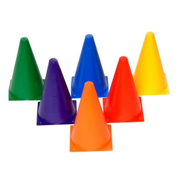 kit com 5 Cones de Agilidade 23 cm Ahead Sports Coloridos - 3