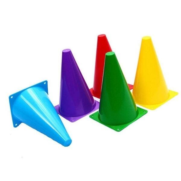 kit com 5 Cones de Agilidade 23 cm Ahead Sports Coloridos - 1