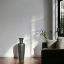 Ver imagem 3 de Vaso de Chão Grande de Cerâmica para Decoração de Sala Madri Verde Lúpulo