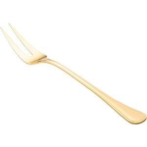 Garfo para Assado de Aço Inox Positano Dourado 28cm - Lyor