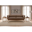 Ver imagem 1 de Sofá Dekorien Luminne Linho Avelã 230cm Linha Premium Sala