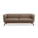 Ver imagem 2 de Sofá Dekorien Luminne Linho Avelã 230cm Linha Premium Sala