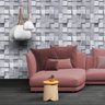 Blocos 3D cinza - Papel de Parede - 1,50m - 1