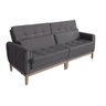 Sofá Cama Rivieira 2.30m - Chumbo - 4