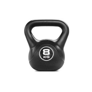 Kettlebell Black Cimento Ahead Sports AS2205 8 kg Preto