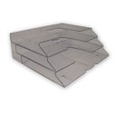 Ver imagem 1 de Display Organizador Triplo Mesa ou Parede Fumê - 7301