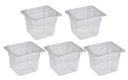Ver imagem 1 de Conj 5 Cubas Gastron. Policarbonato Gn 1/6x100 Mm 1,5 Lts