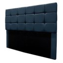 Ver imagem 6 de Cabeceira Cama Box Estofada Solteiro 90 Cm Costa Rica Suede:azul Marinho